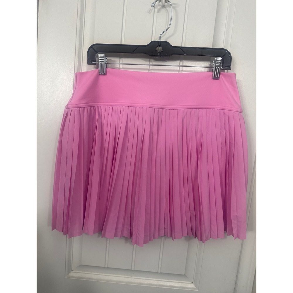 Aerie OFFLINE Pleated Tennis Skirt Pink Athletic Skort XL 170-6498-1148 - Picture 4 of 9